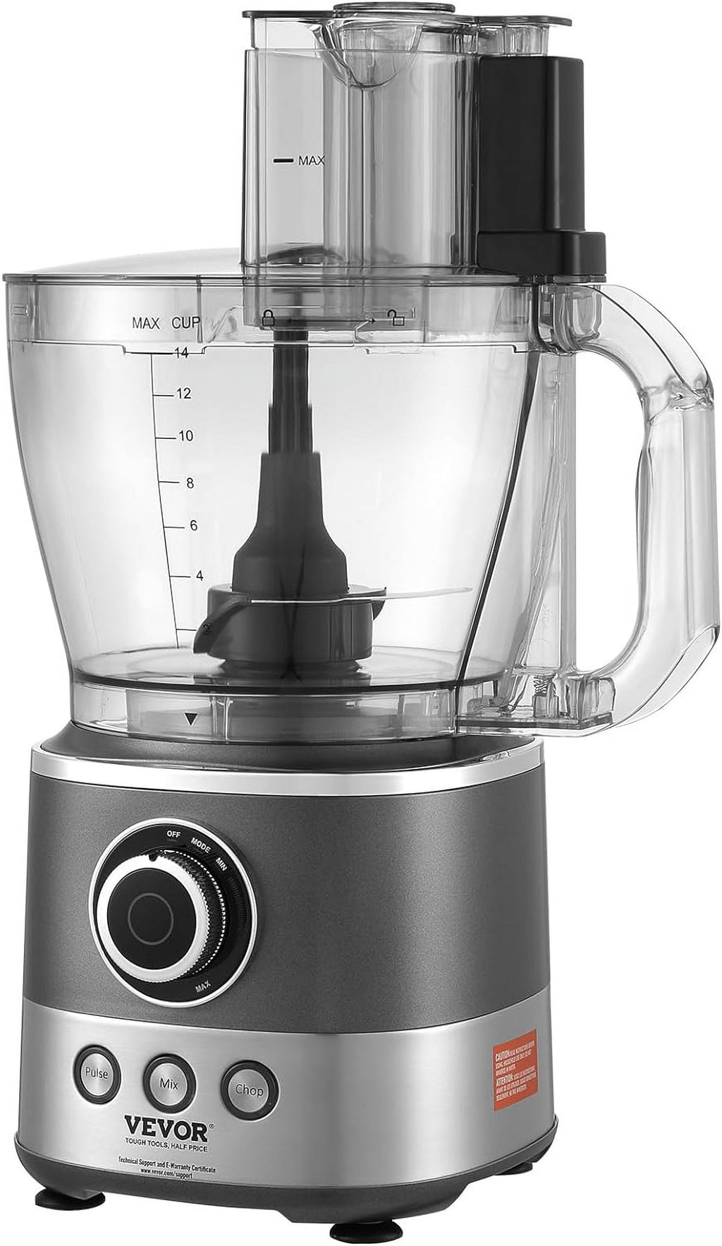 14-Cup Vegetable Chopper, 2-Speed Electric Food Processor J10620