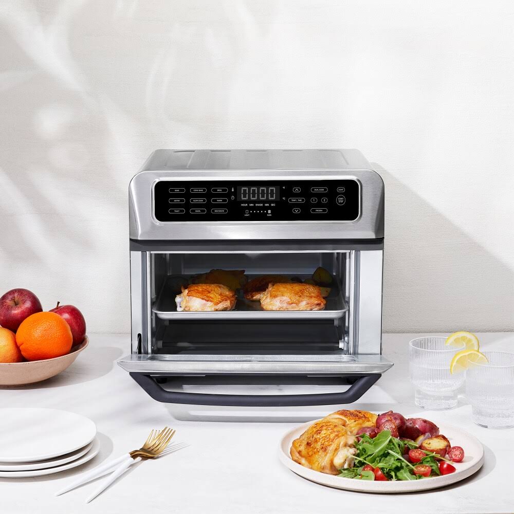 Dual-function Air Fryer + Toaster Oven, Stainless Steel, 20 Liter G918103