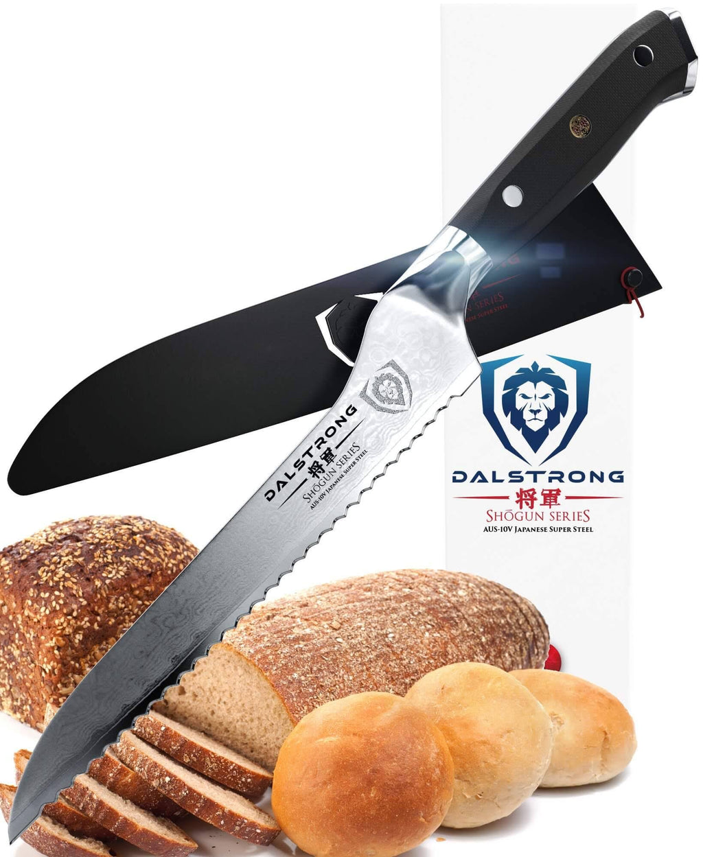 Serrated Offset Bread and Deli Knife, 8 Inch D990