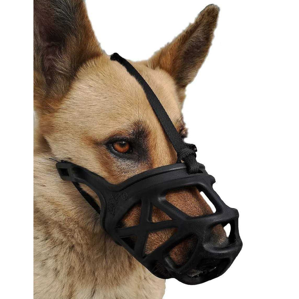 Mayerzon Dog Muzzle, Breathable Basket Muzzles for Small, Medium, Large and X-Large Dogs Biting, Barking and Chewing - Pet Supplies online store