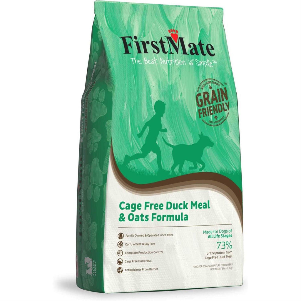 FirstMate Grain Friendly Cage Free Duck &amp; Oats Dry Dog Food - Pet Supplies online store