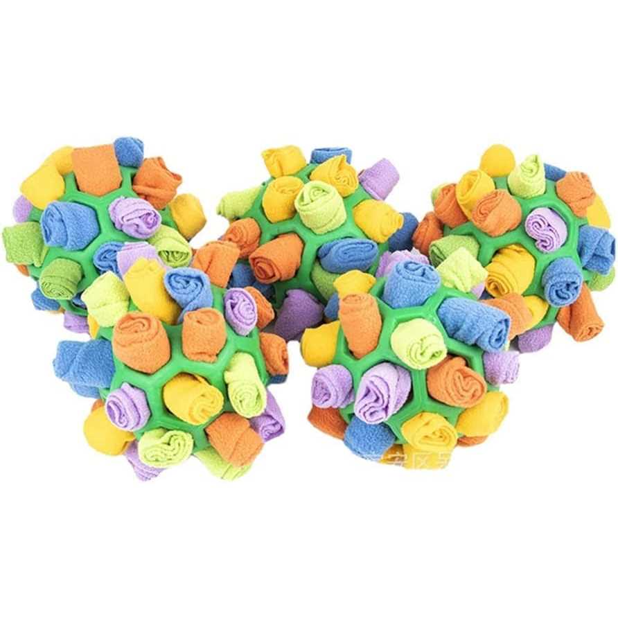 Interactive Dog Puzzle Toys Snuffle Ball Slow Feeder Training R9647