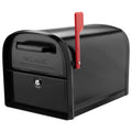 Oasis 360 Post Mount Locking Mailbox (Black), Architectural Mailboxes
