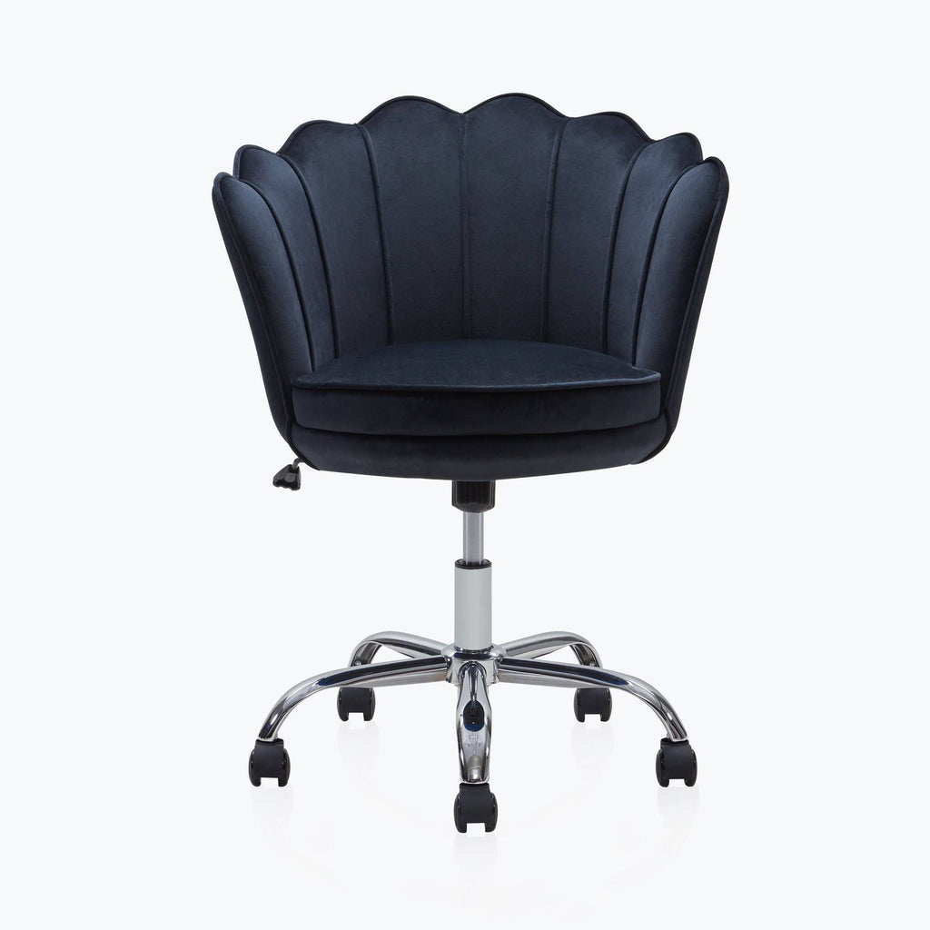 Velvet Swivel Desk Chair Z825