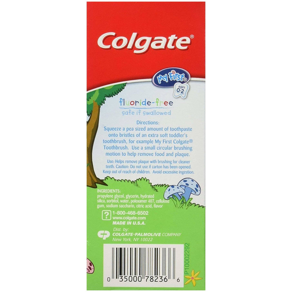 Fluoride Free Baby and Toddler Toothpaste, 1.75 oz (6 Pack) I6469