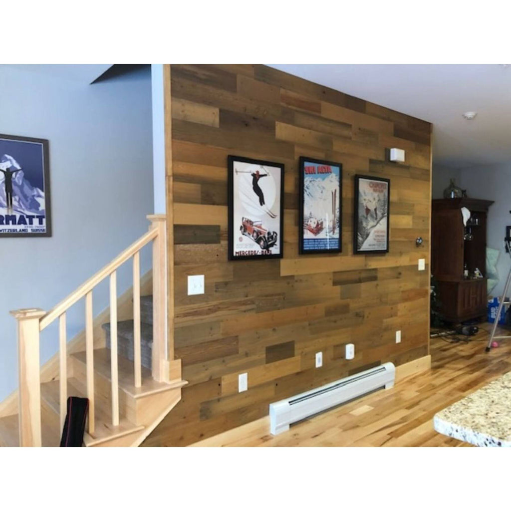 Reclaimed Wooden Wall Planks - Peel and Stick - 40 Sq. Ft. I743091