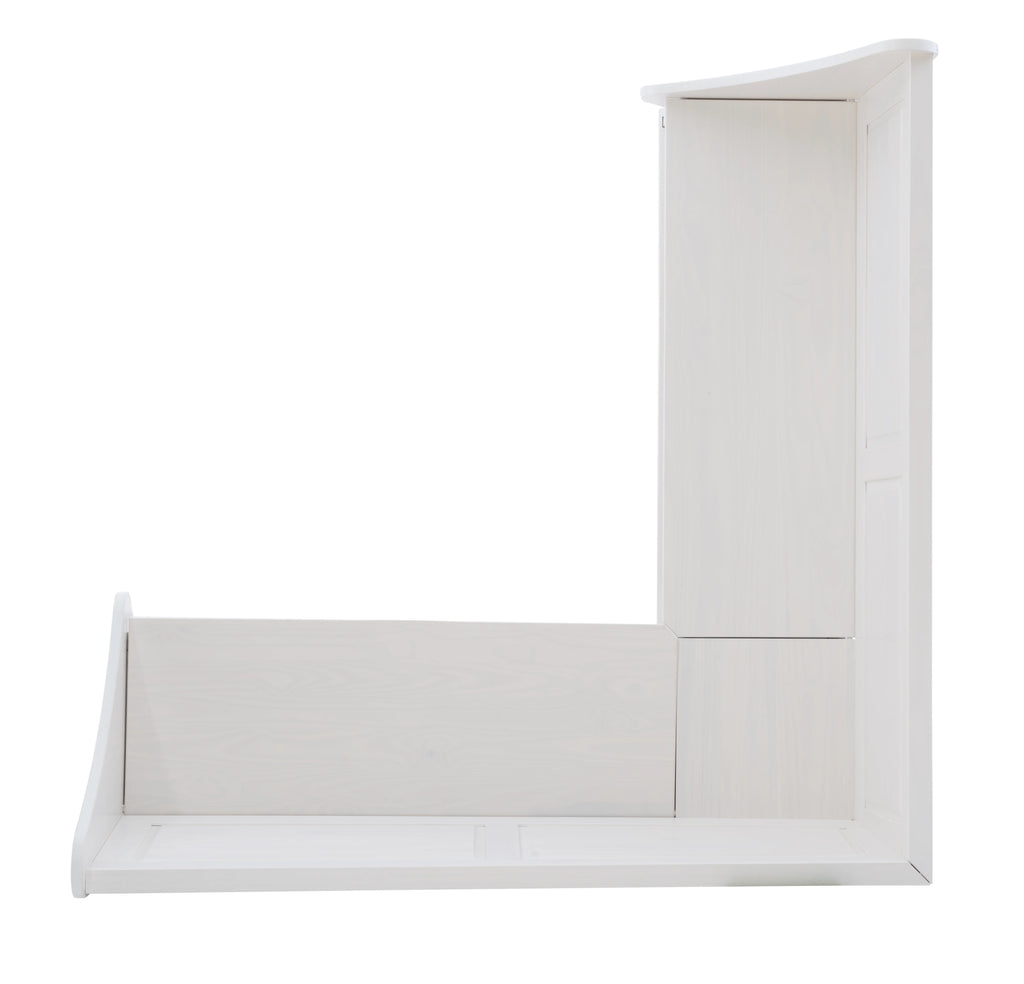Corner Dining Bench with Storage, Seats 4, White H775