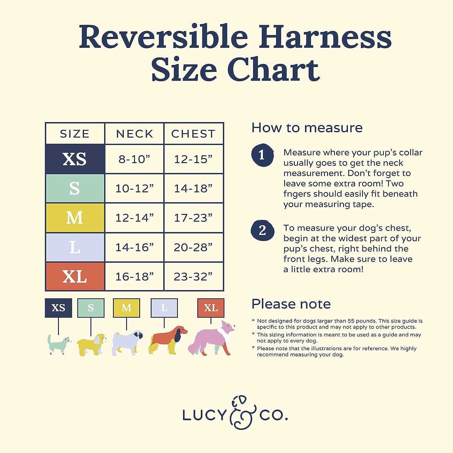 Reversible Dog Harness U382