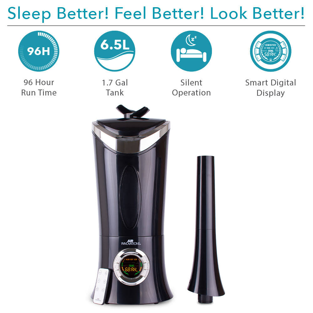 Ultrasonic 1.4 Gallon Humidifier, Black K970