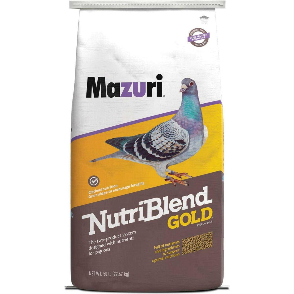 Mazuri Nutriblend Gold Pigeon Feed 50 lb bag - Pet Supplies online store