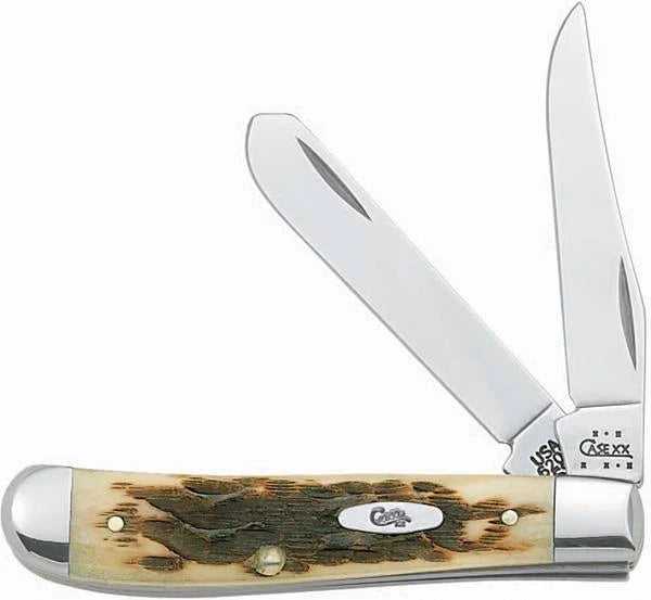 Stockman Pocket Knife with Amber Bone Handle A101
