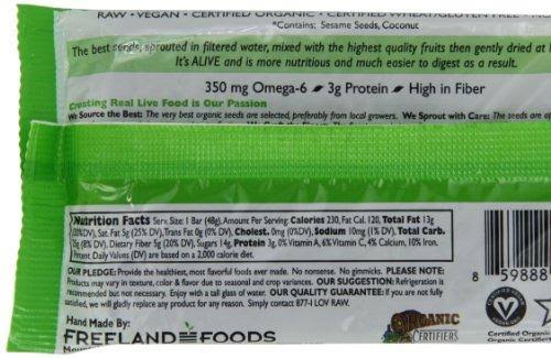 Organic Sprouted Bars Spirulina Sesame Q414444