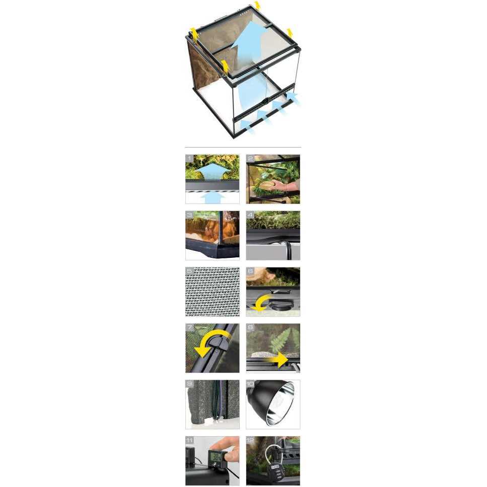 Replacement Screen Cover for Reptile Terrarium N2714