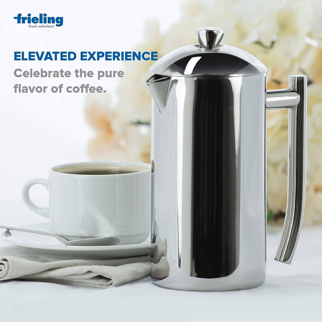 Double Wall Stainless Steel French Press Coffee Maker T1313
