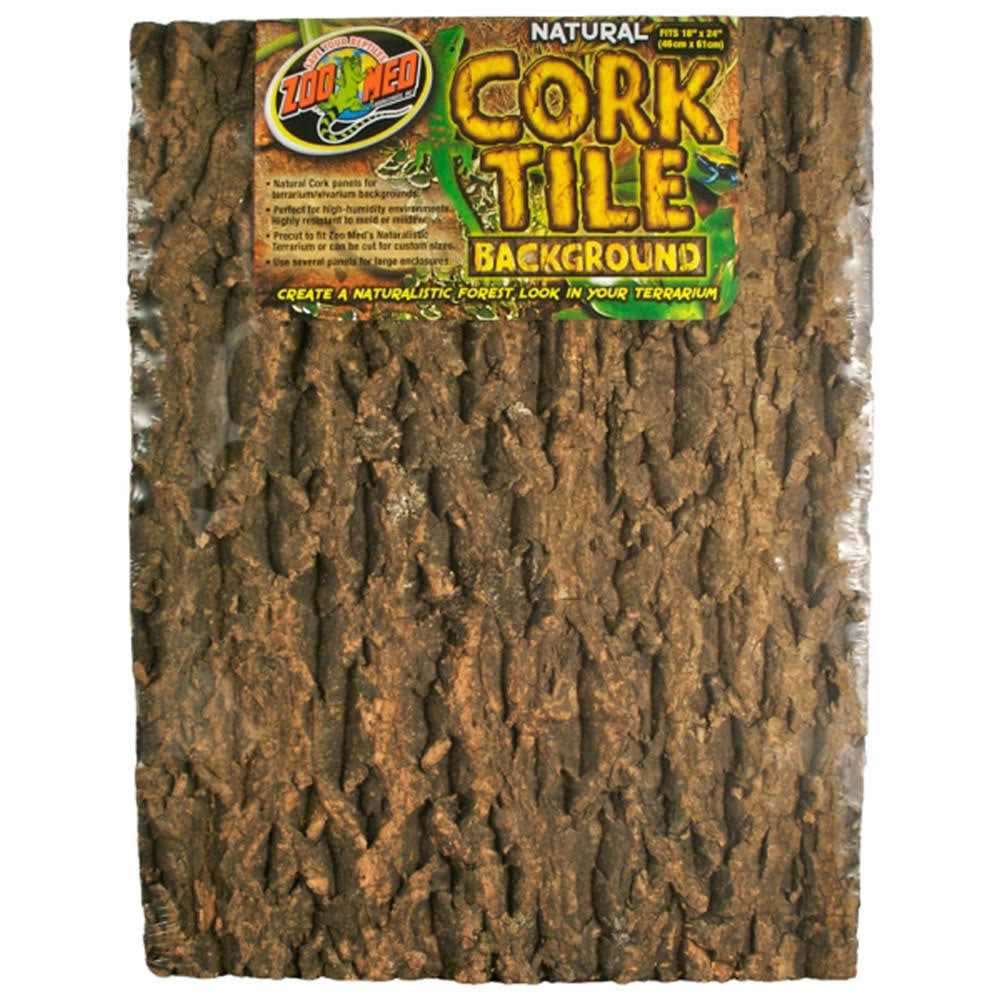 Natural Cork Tile Background for Reptile Terrarium Q3560