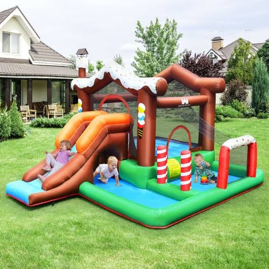 Inflatable Bounce House with Slide and Climber P674