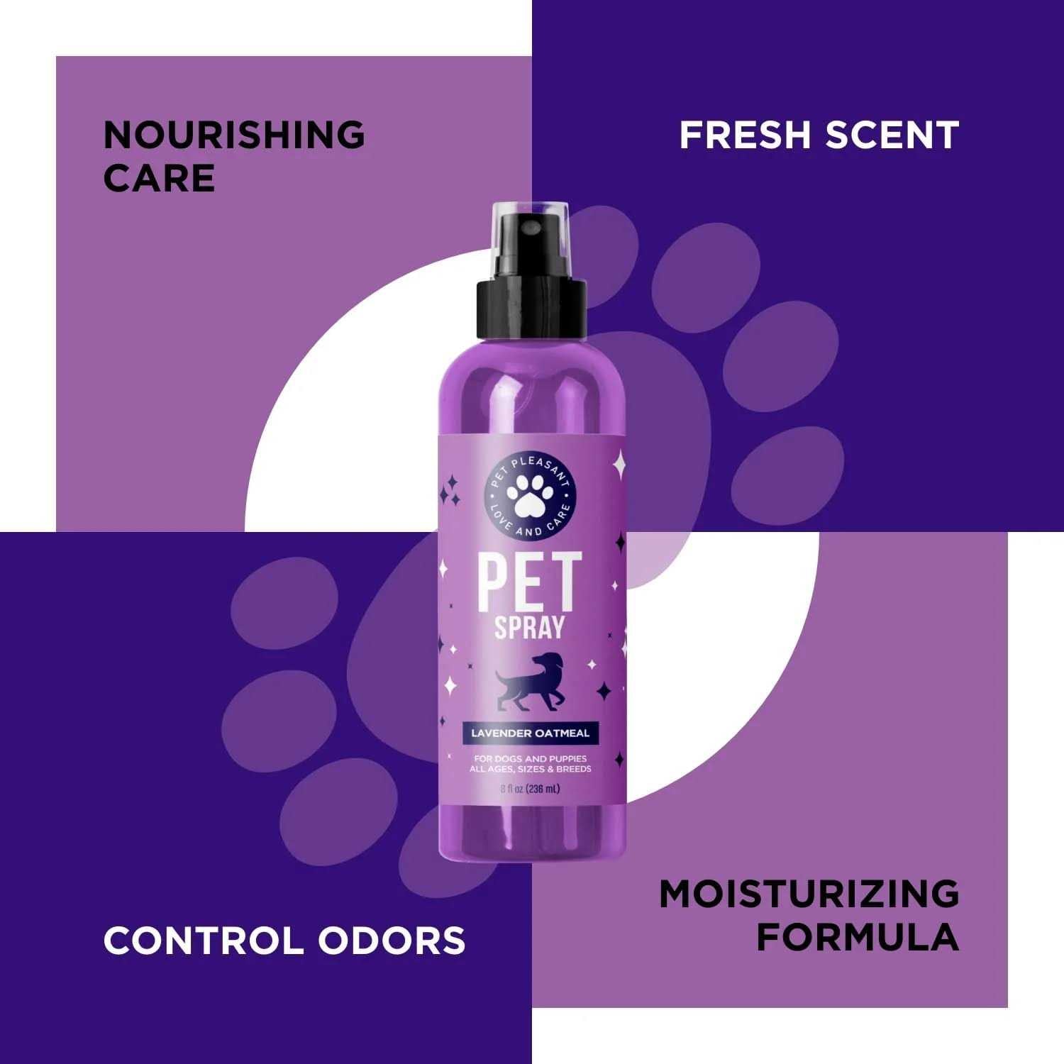 Lavender Oil Dog Deodorizing Spray for Smelly Dogs and Puppies M58868