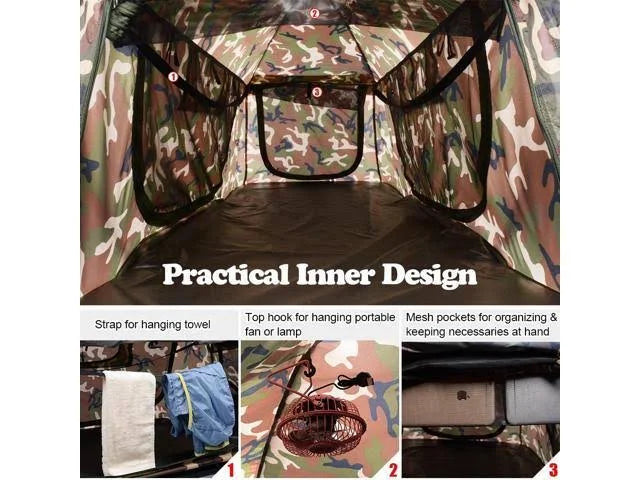 Folding Camping Cot Tent Portable Outdoor Hiking Bed Q397