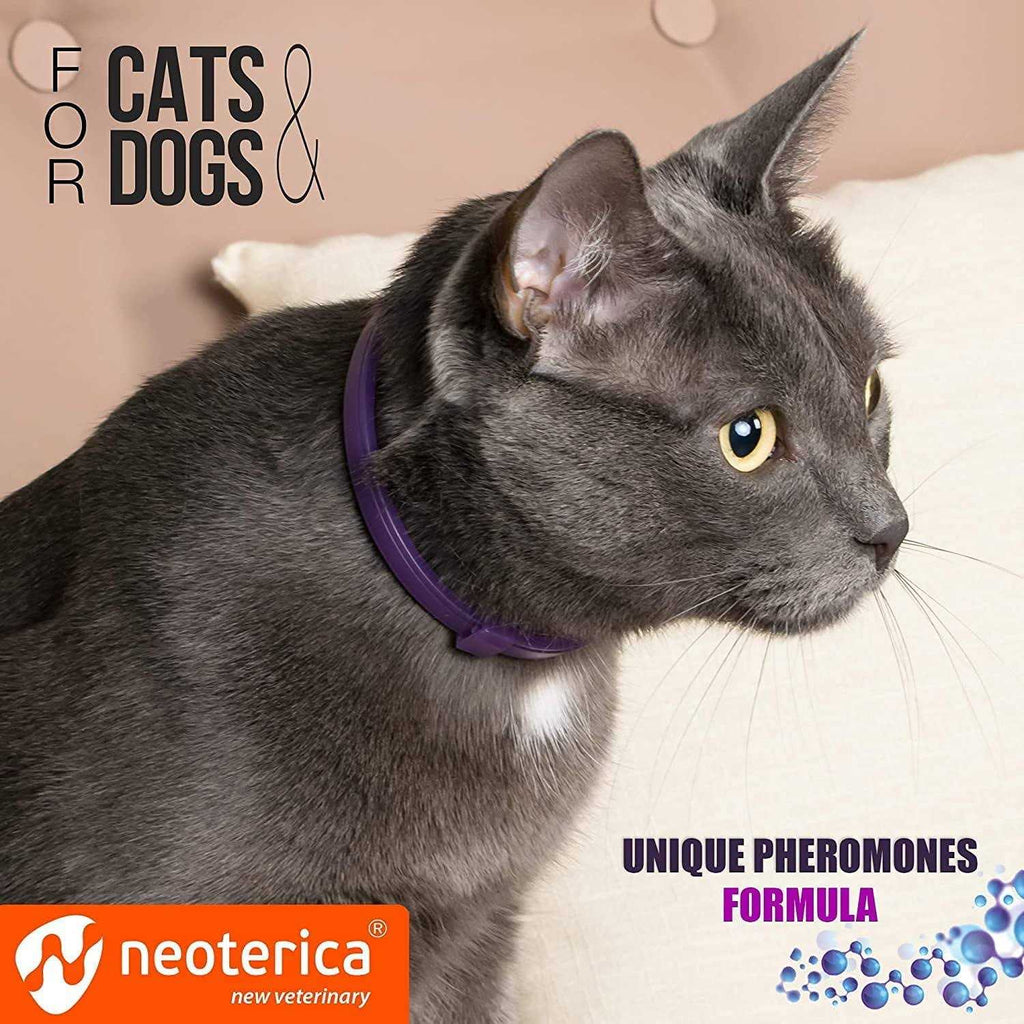 Calming Collar for Cats with Pheromones, Stress Relief A62213