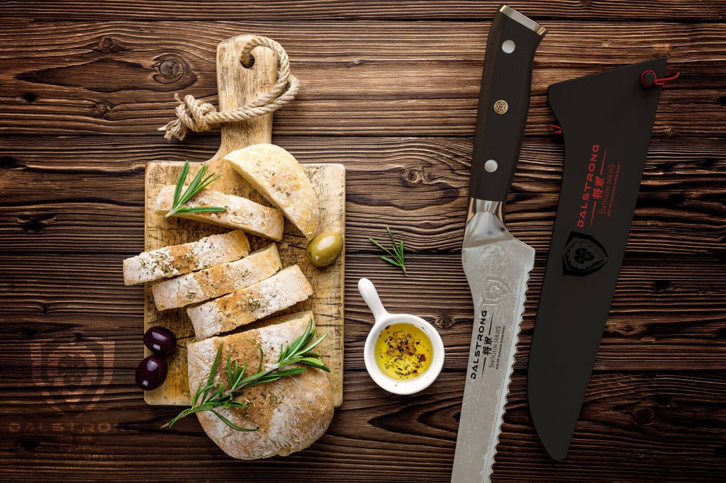 Serrated Offset Bread and Deli Knife, 8 Inch D990