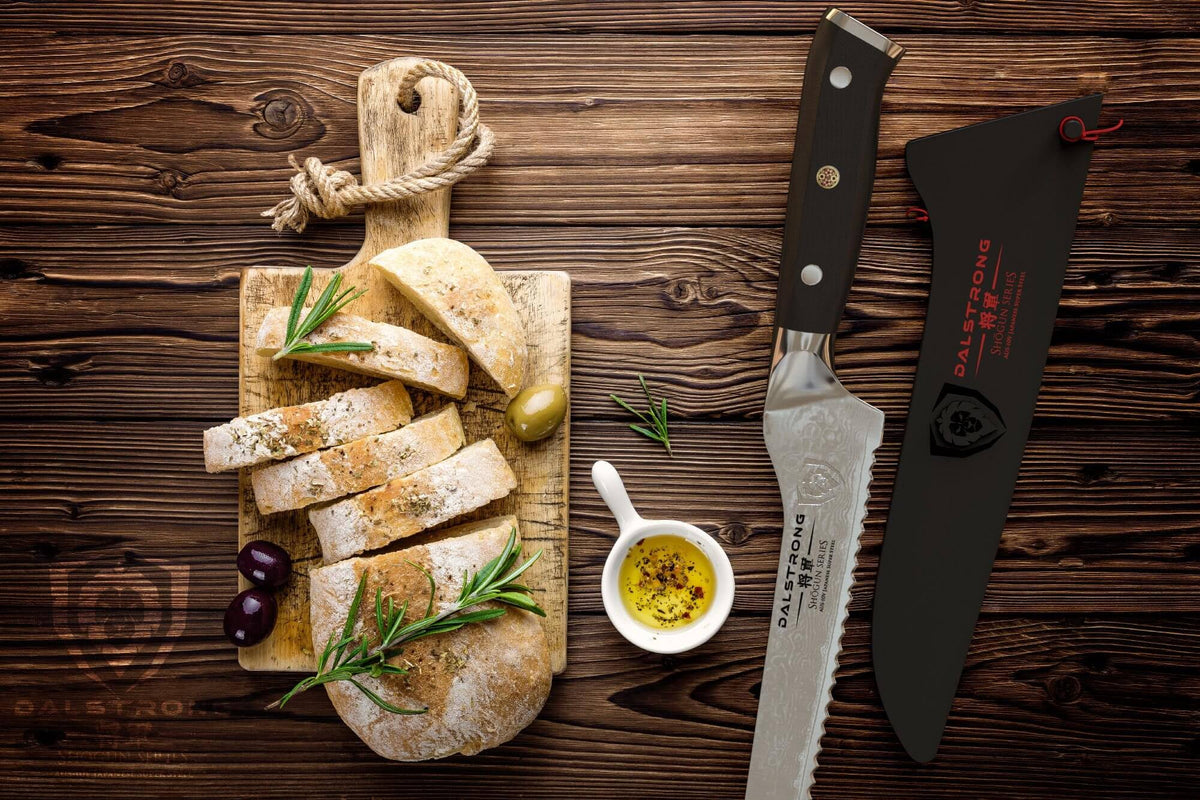 Serrated Offset Bread and Deli Knife, 8 Inch D990