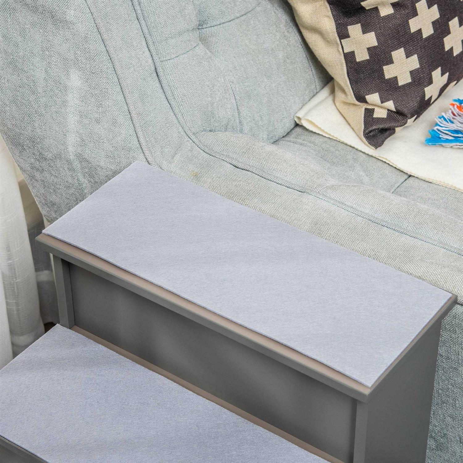 Pet Stairs with Cushioned Removable Covering for Dogs and Cats N74863