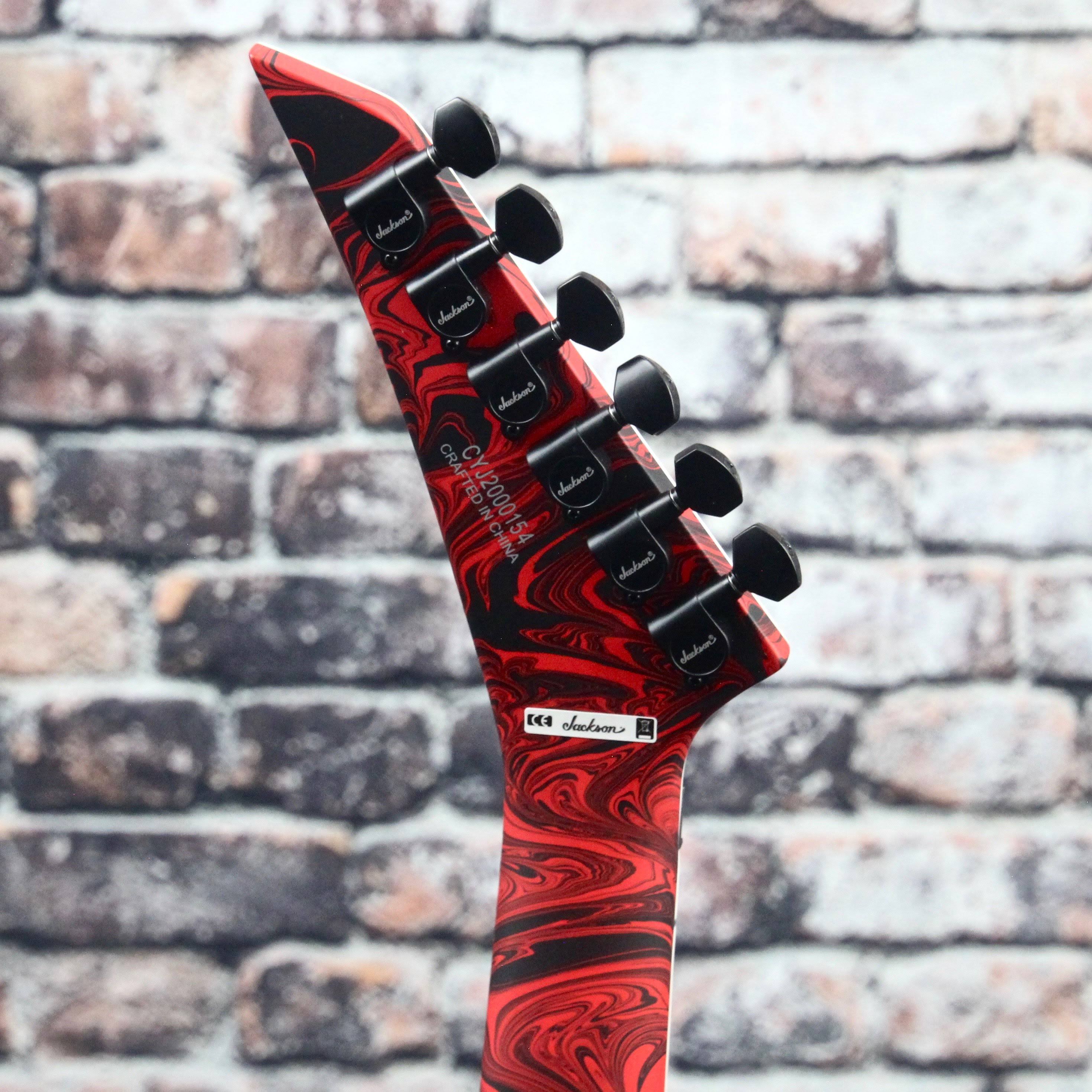 Soloist Swirl Electric Guitar, Satin Red Swirl G680