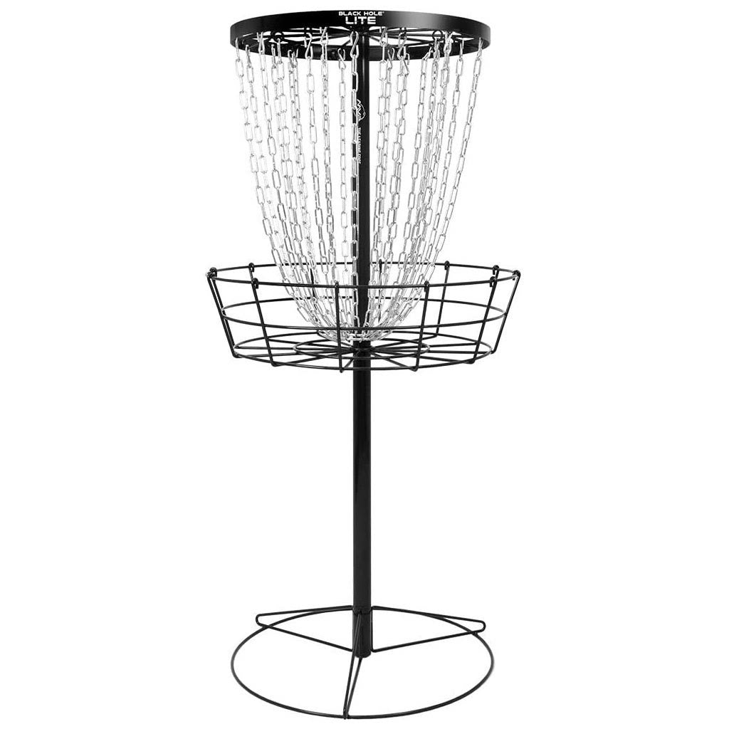 MVP Black Hole Lite 24-Chain Disc Golf Basket Target