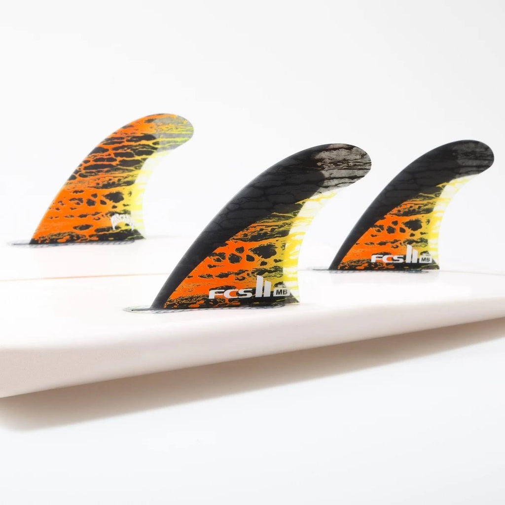 Carbon Tri Fins Medium / Green P7298