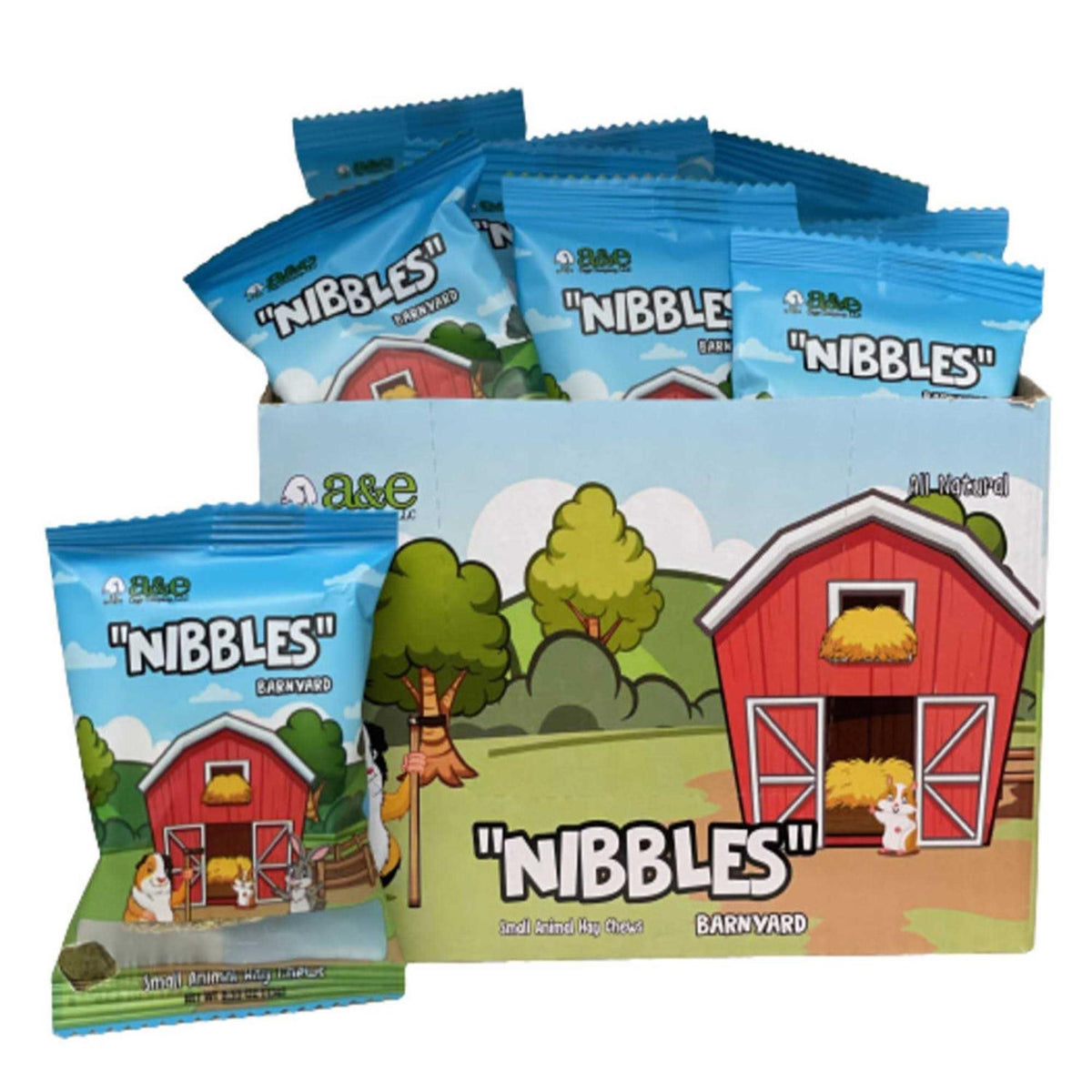 A &amp; E Cages Barnyard Nibbles Hay Chew Small Animal Bites - Pet Supplies online store