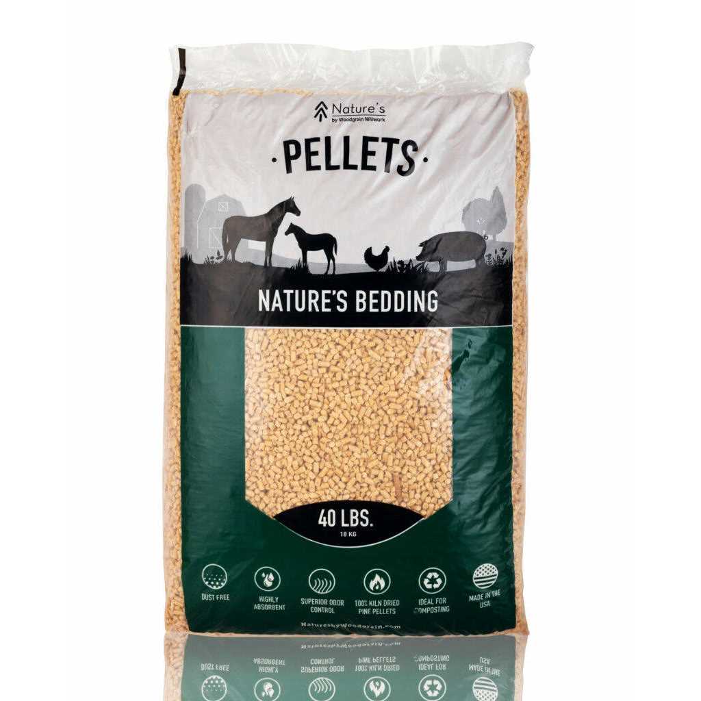 Nature's Bedding Pellets 40 lb - Pet Supplies online store