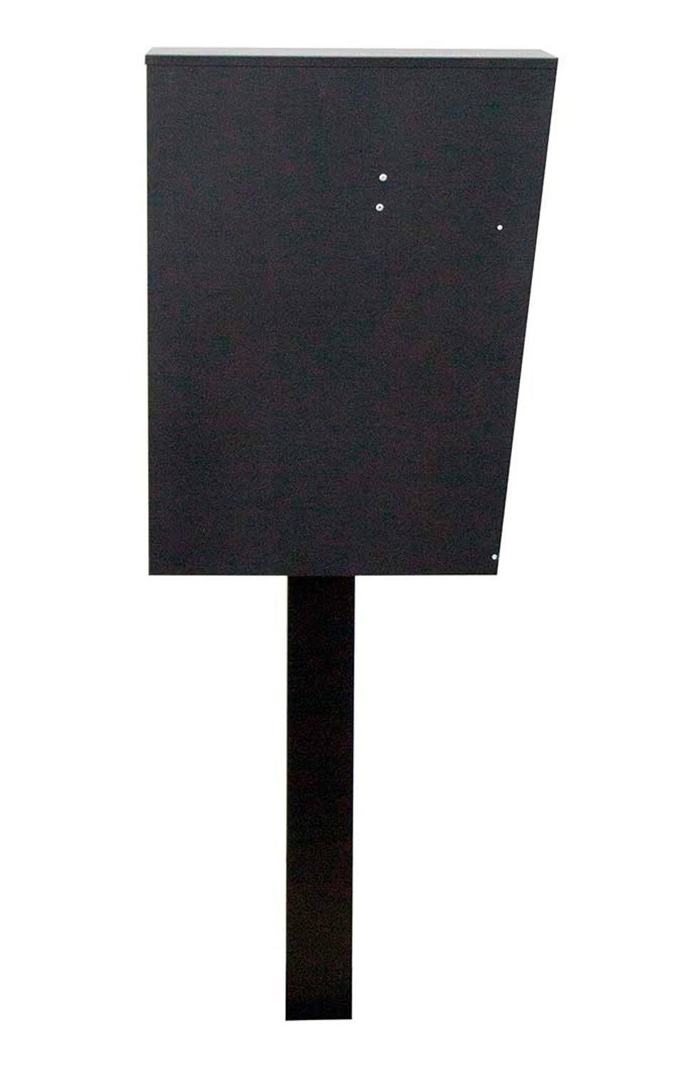 Vacation Mailbox with Post, Black I140