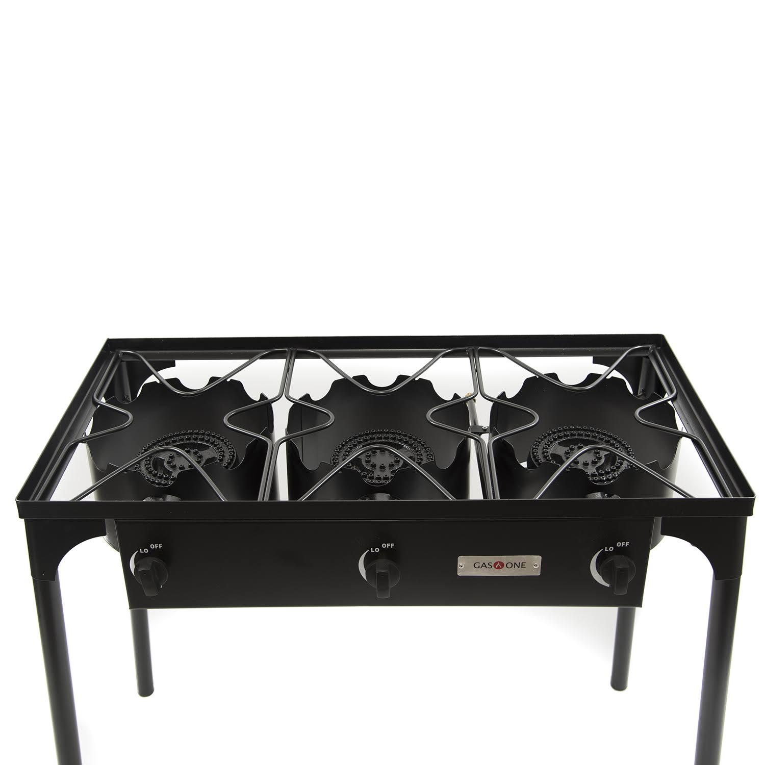 Triple Burner Propane Cooker Outdoor Camp Stove S42332