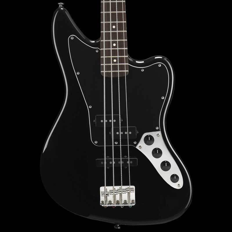 Electric Bass Guitar, Black Finish G77389