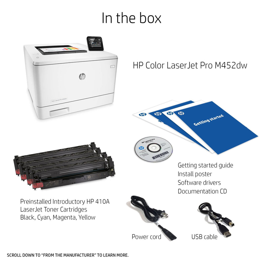 Wireless Color Laser Printer with Duplex Printing M1371