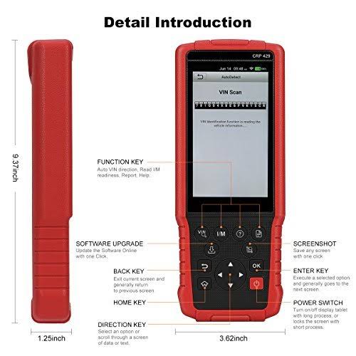 OBD2 Scanner All System Diagnostic Tool with Injector Coding ABS Bleeding B9902