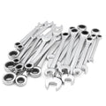 Craftsman 20 PC Combination Ratcheting Wrench Set Metric mm u0026 Standard SAE