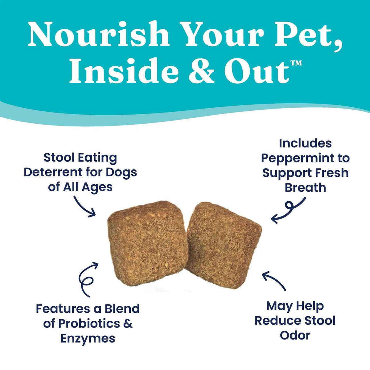 Stop Eating Poop Chews for Dogs with Coprophagia P960