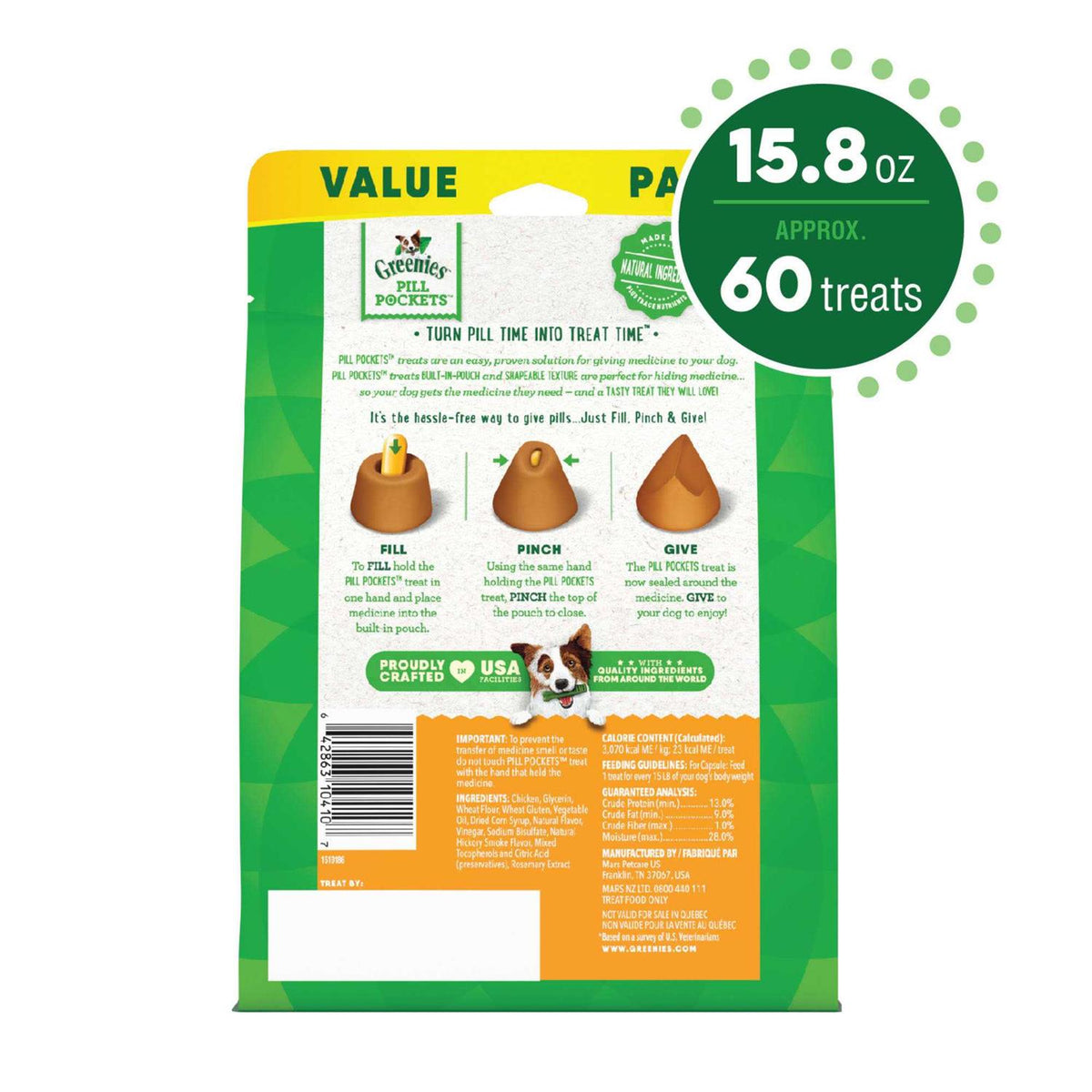 Dog Treats Pill Pockets H527