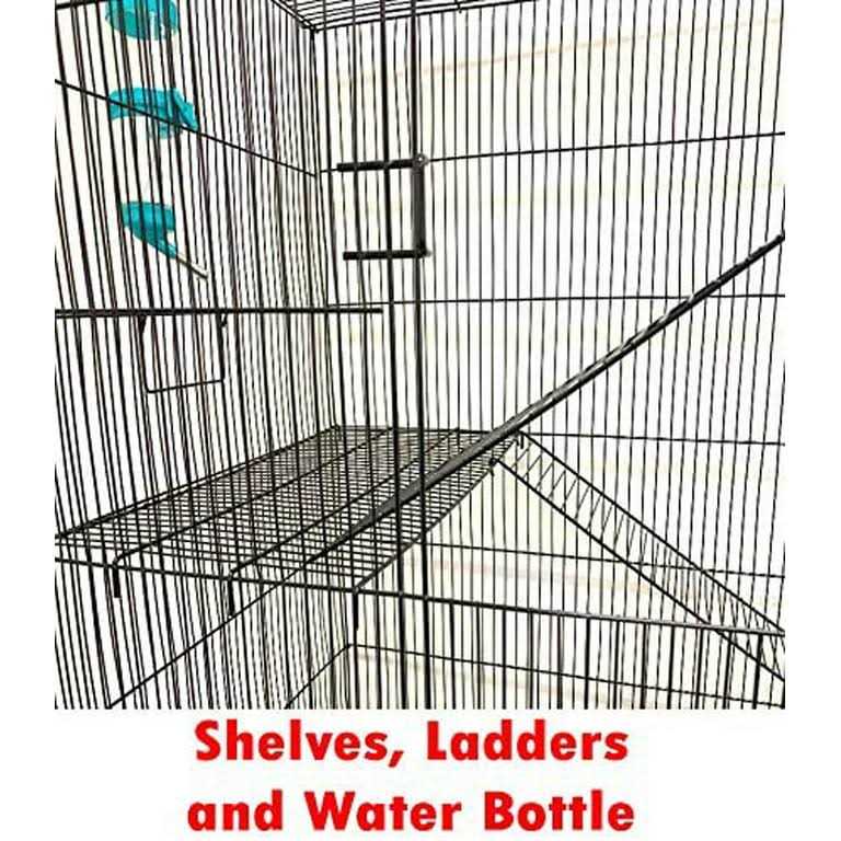 Extra Large Small Critters Rolling Stand Cage for Ferret, Chinchilla, Sugar Glider, Rats N215324