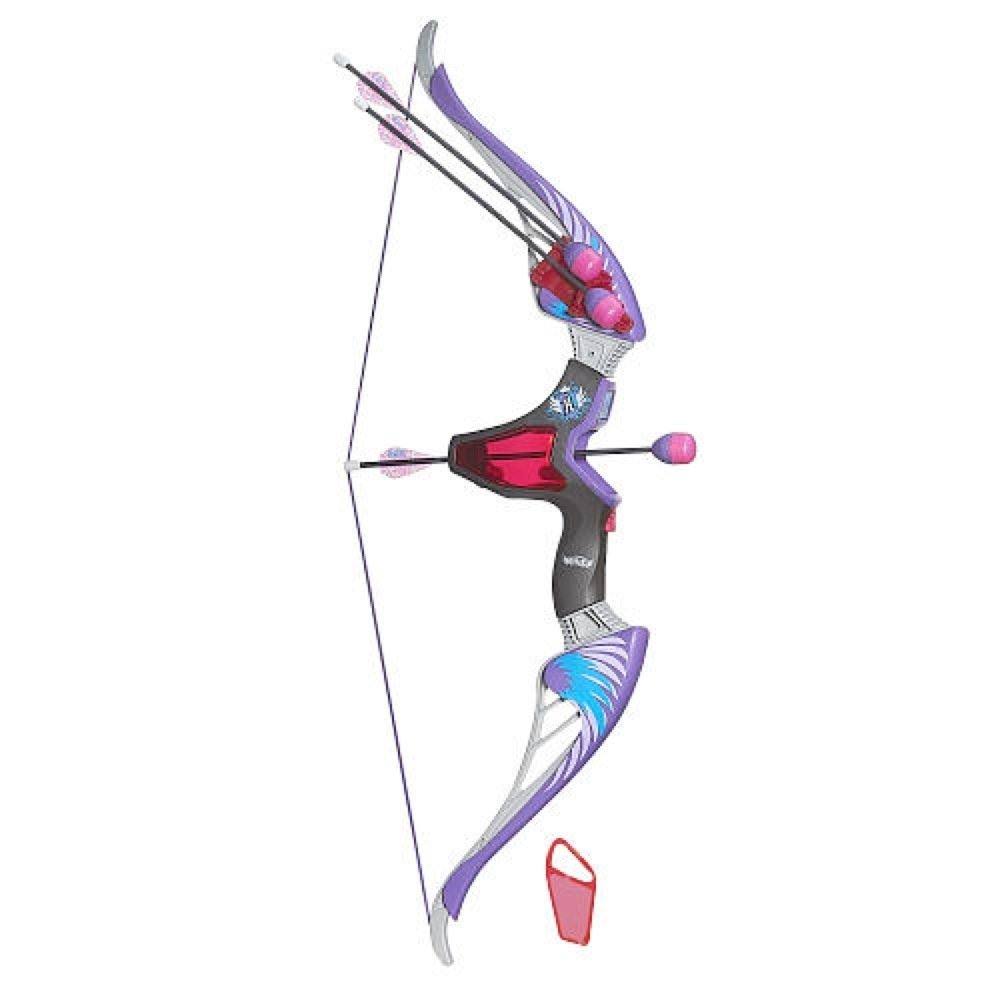 Nerf Rebelle Agent Bow Blaster with Purple Arrows