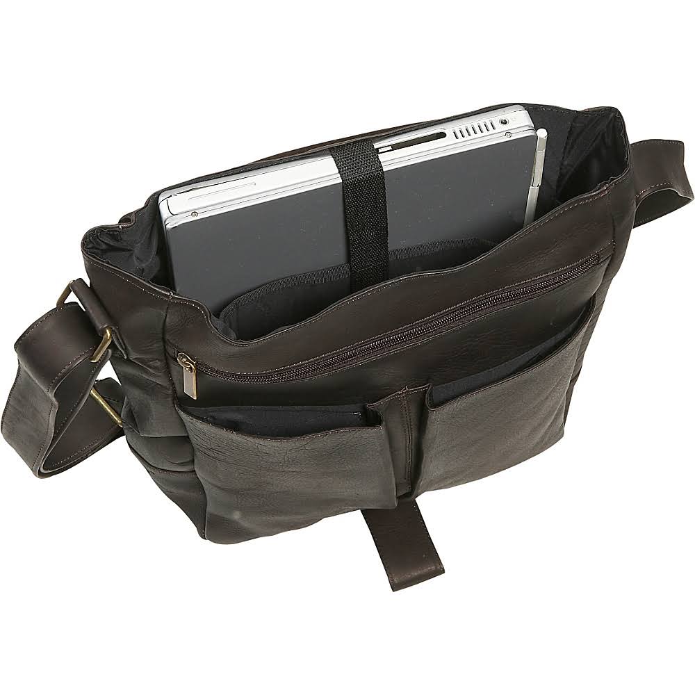 Vertical Laptop Messenger - Black L132300