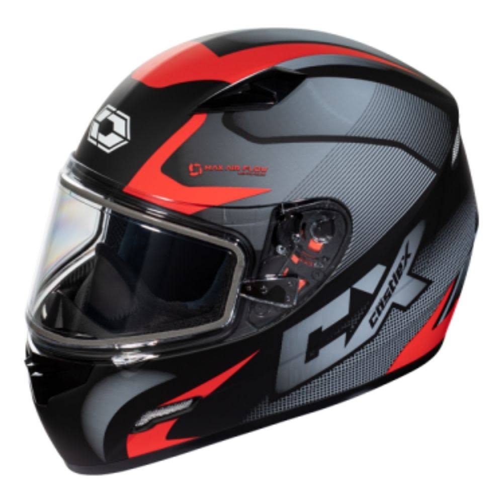 Castle x Mugello Squad Snowmobile Helmet Red