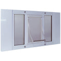 Ideal Pet Products Aluminum Sash Window Pet Door Extra Large White
