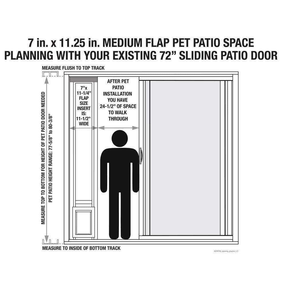 Fast Fit Pet Patio Door T8387