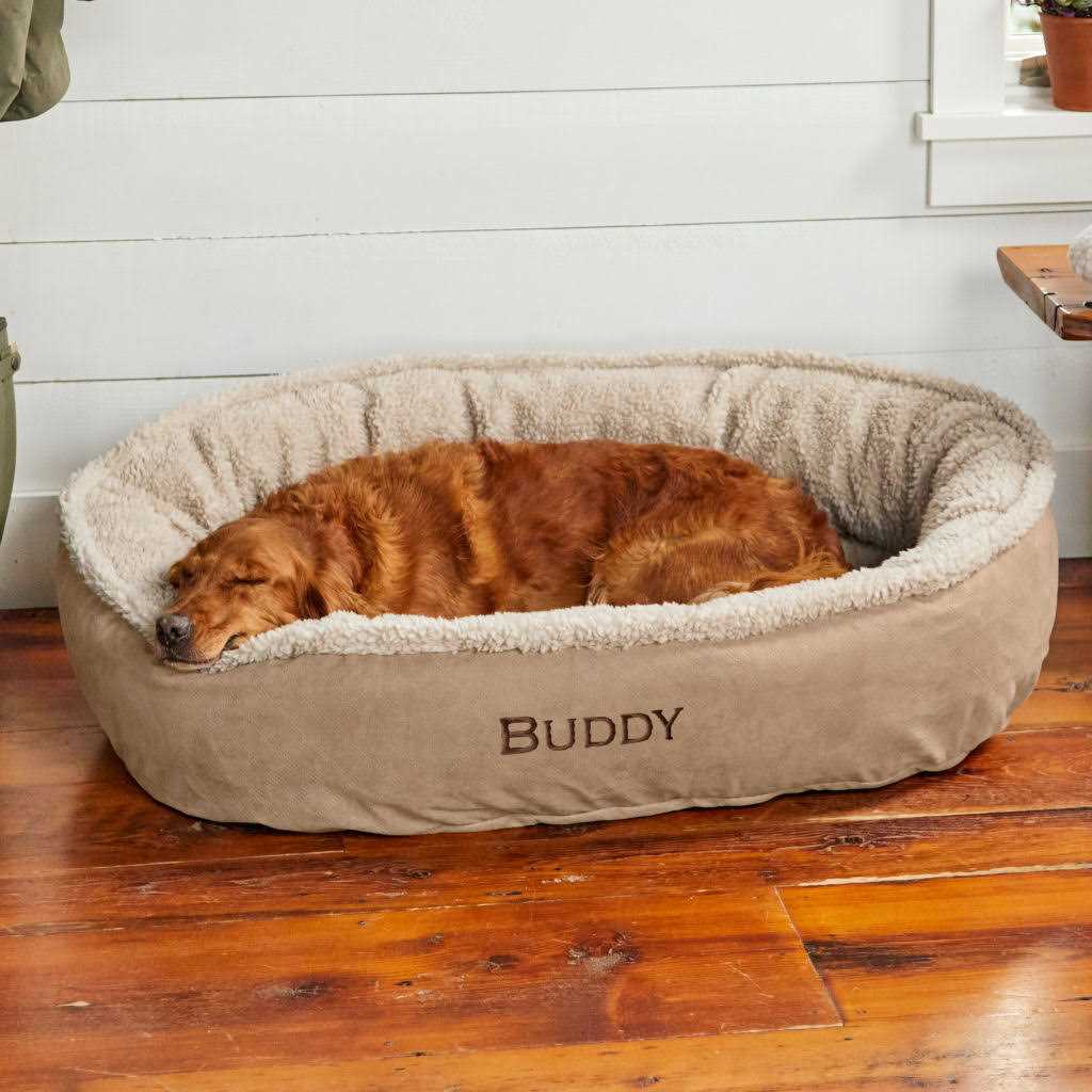 Wraparound Dog Bed with Fleece O4034