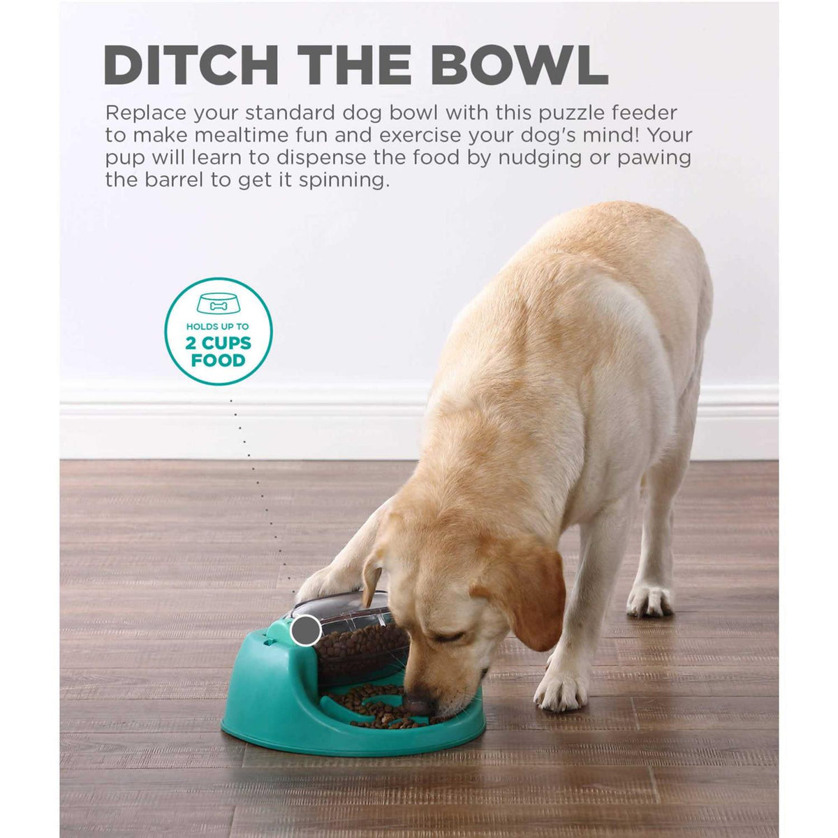 Spin N Eat Puzzle Dog Toy J66973
