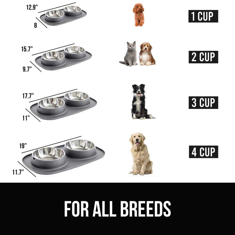 Silicone Feeding Mat Set for Cats and Dogs J9772