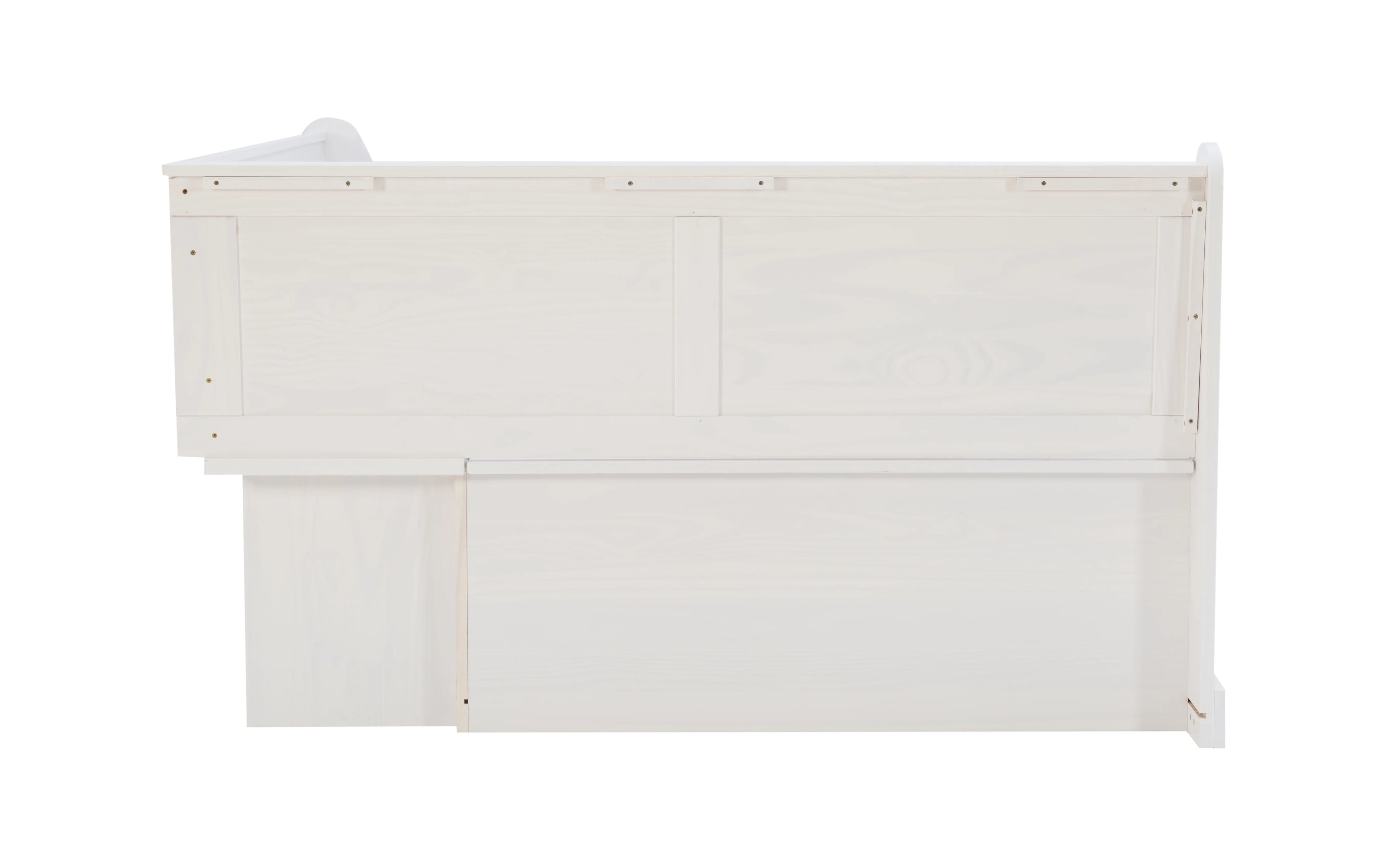 Corner Dining Bench with Storage, Seats 4, White H775