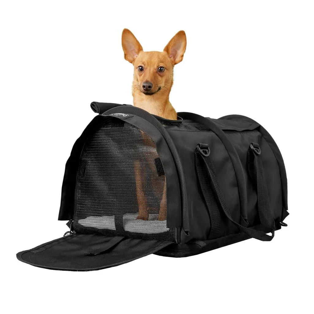 Flexible Height Pet Carrier Large / Bordeaux I177